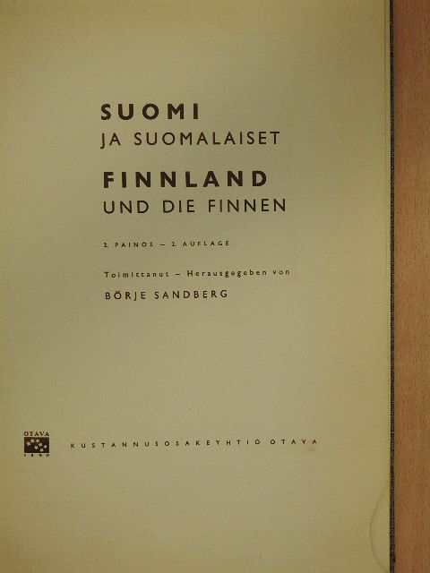 Suomi ja Suomalaiset [antikvár]