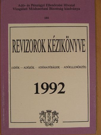 Dr. Nagy László - Revizorok kézikönyve [antikvár]