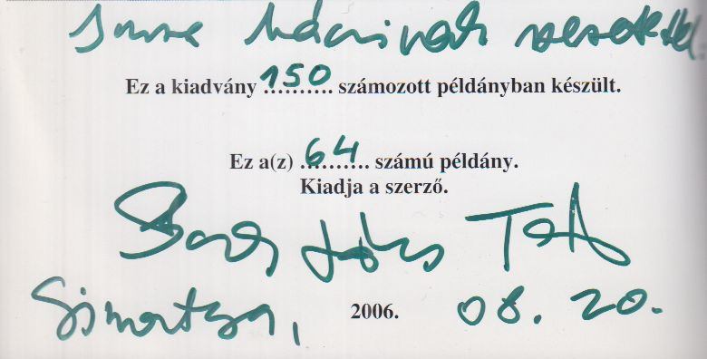 Boros János Tamás - Évek és érvek (dedikált) [antikvár]