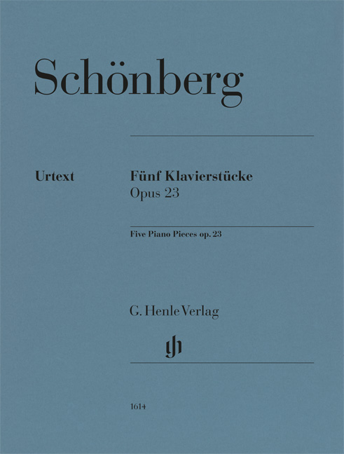SCHÖNBERG - FÜNF KLAVIERSTÜCKE OP.23