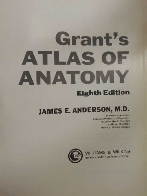 James E. Anderson - Grant's Atlas of Anatomy [antikvár]