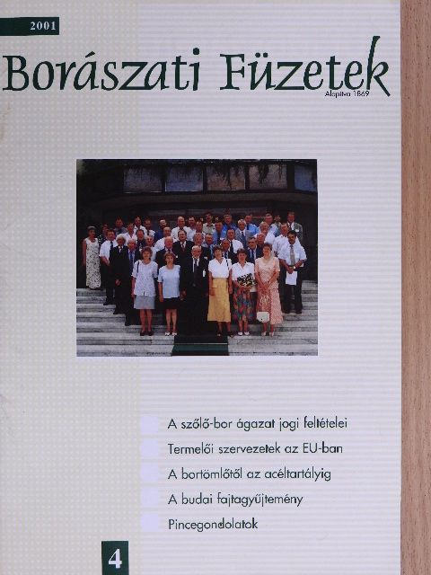 Barócsi Zoltán - Borászati Füzetek 2001/4. [antikvár]