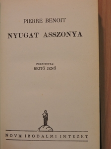 Pierre Benoit - Nyugat asszonya [antikvár]