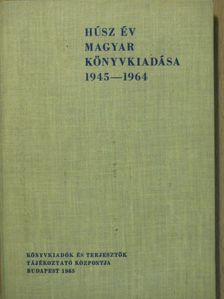 Bak János - Húsz év magyar könyvkiadása [antikvár]
