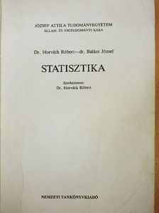 Dr. Balázs József - Statisztika [antikvár]