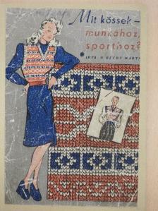 M. Recht Márta - Mit kössek - munkához, sporthoz [antikvár]