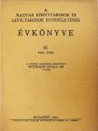 Ember Győző - A Magyar Könyvtárosok és Levéltárosok Egyesületének Évkönyve IV. [antikvár]