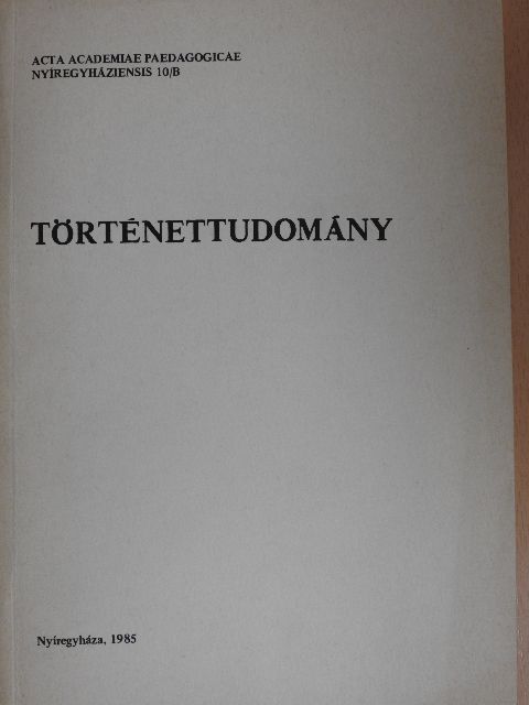 Barabás László - Történettudomány [antikvár]