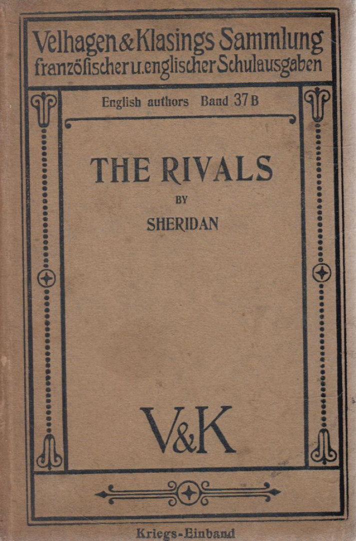 Richard Brinsley Sheridan - The Rivals [antikvár]