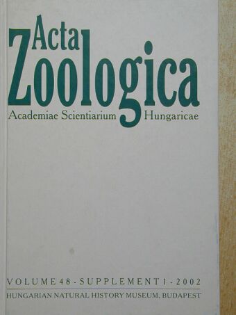 Acta Zoologica 2002. Vol. 48. Supplement 1. [antikvár]