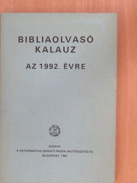 Bibliaolvasó kalauz az 1992. évre [antikvár]