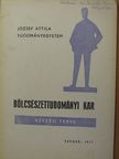 József Attila Tudományegyetem Bölcsészettudományi Kar képzési terve [antikvár]