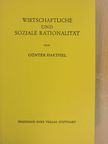 Prof. dr. Günter Hartfiel - Wirtschaftliche und Soziale Rationalität [antikvár]