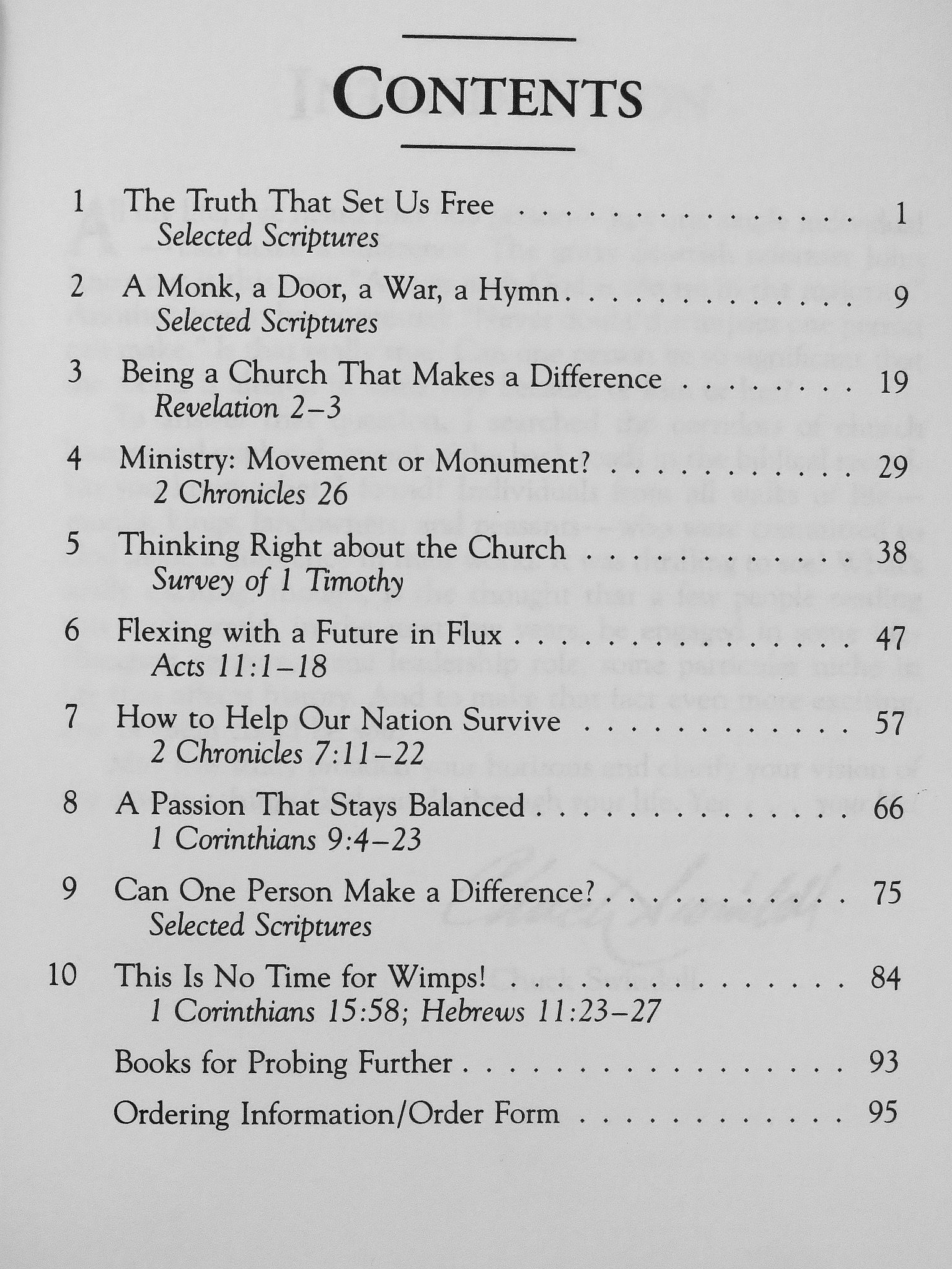 Charles R. Swindoll - Can One Person Make a Difference? [antikvár]