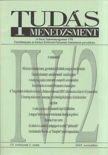Tudásmenedzsment 2003. november [antikvár]