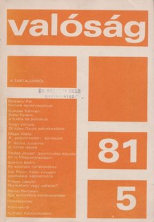 Kőrösi József - Valóság 1981/5. [antikvár]