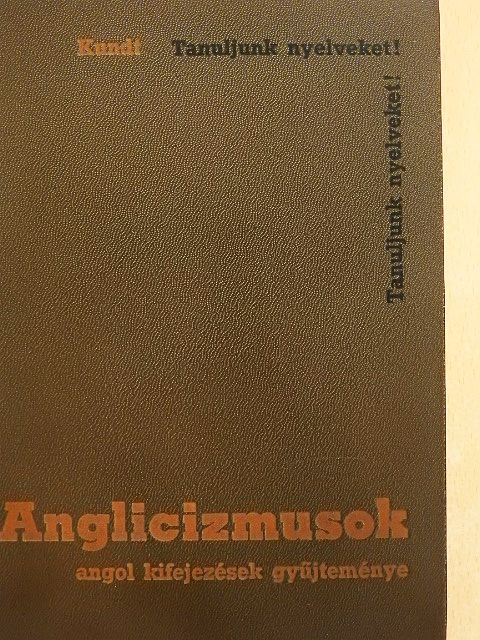 Dr. Kundt Ernő - Anglicizmusok [antikvár]