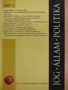 Bihari Mihály - Jog-Állam-Politika 2009/3. - CD-vel [antikvár]