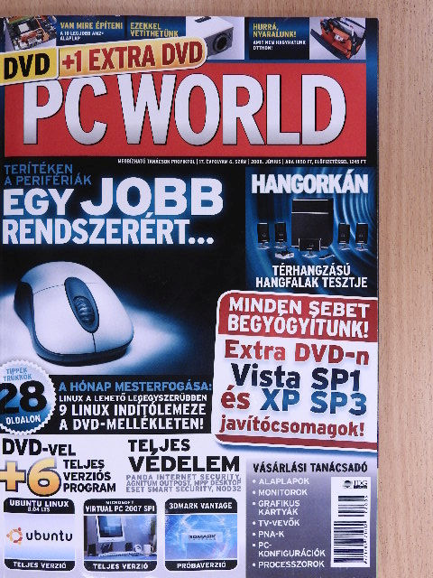 Egri Imre - PC World 2008. június - 2 DVD-vel [antikvár]