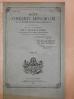 Acta Ordinis Minorum Januarii-Decembris 1893 [antikvár]