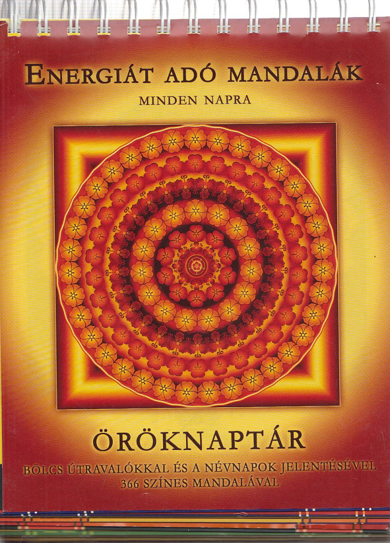 Halzer Györgyi - Energiát adó mandalák minden napra - Öröknaptár [antikvár]