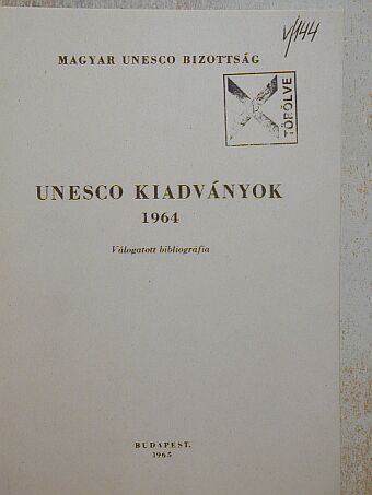 Unesco kiadványok [antikvár]