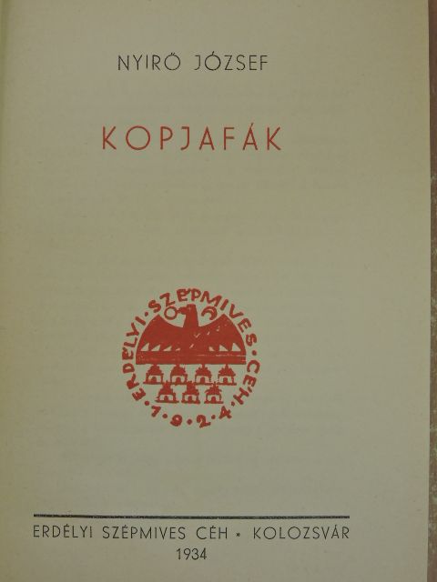 Nyirő József - Kopjafák [antikvár]