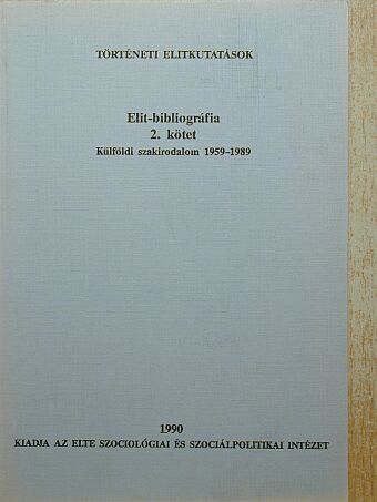 Elit-bibliográfia II. [antikvár]