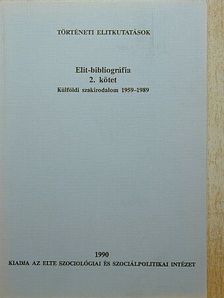 Elit-bibliográfia II. [antikvár]