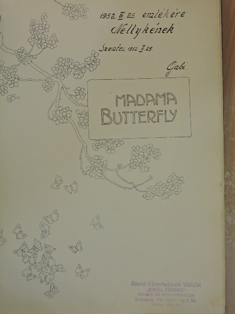David Belasco - Madama Butterfly [antikvár]