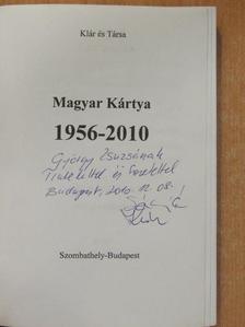 Szabadfalvi Éva - Magyar kártya 1956-2010 (dedikált példány) [antikvár]