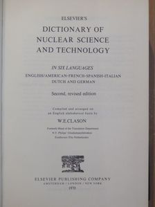 Elsevier's Dictionary of Nuclear Science and Technology [antikvár]