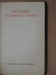 Ady Endre - Ady Endre válogatott versei [antikvár]