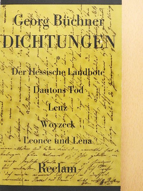 Georg Büchner - Dichtungen [antikvár]