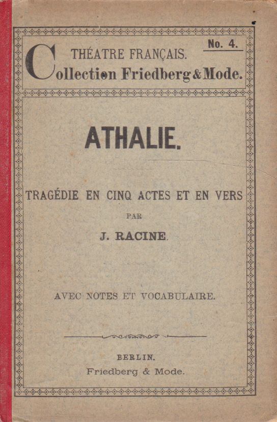J. Racine - Athalie [antikvár]