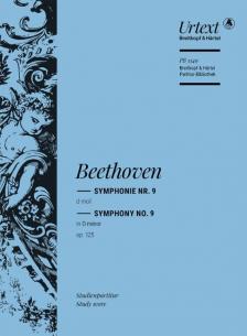 BEETHOVEN - SYMPHONIE NR.9 d-MOLL OP.125 STUDIENPARTITUR URTEXT (PETER HAUSCHILD)