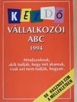 Dr. Palkó László - Kezdő vállalkozói ABC 1994 [antikvár]