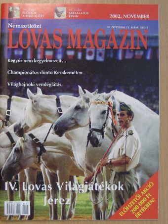 Nemzetközi Lovas Magazin 2002. november [antikvár]