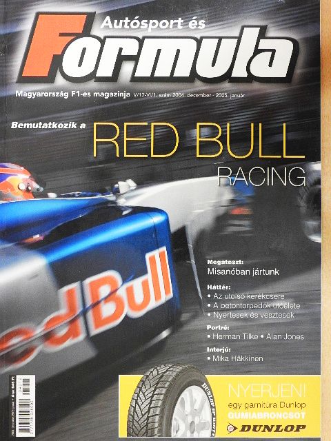 Dávid Sándor - Autósport és Formula 2004. december - 2005. január [antikvár]