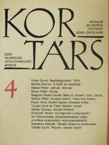 Bába Iván - Kortárs 1989. április [antikvár]