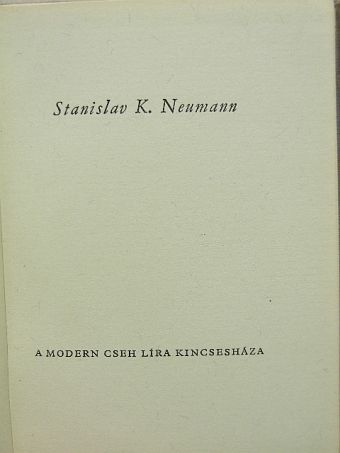 Stanislav K. Neumann - Stanislav K. Neumann [antikvár]