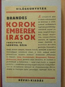 Brandes - Korok, emberek, írások [antikvár]