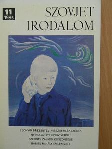 Alekszandr Fjodorov - Szovjet Irodalom 1983/11. [antikvár]