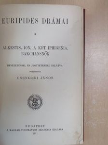 Euripides - Euripides drámái [antikvár]