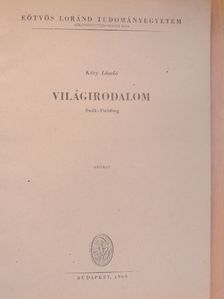 Kéry László - Világirodalom [antikvár]