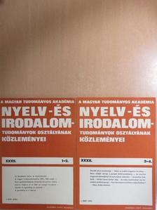 Agárdi Péter - A Magyar Tudományos Akadémia Nyelv- és Irodalomtudományok Osztályának közleményei 1981/1-4.  [antikvár]
