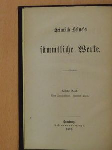 Heinrich Heine - Heinrich Heine's sämmtliche Werke 6/II. (gótbetűs) [antikvár]