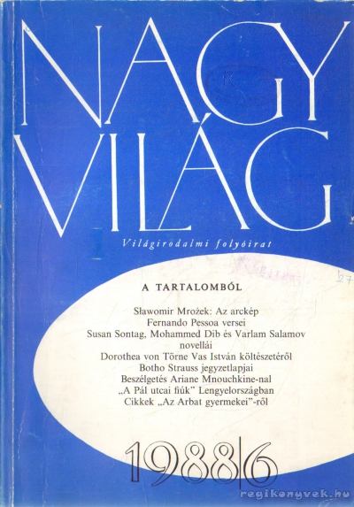 KÉRY LÁSZLÓ - Nagyvilág 1988/6 [antikvár]