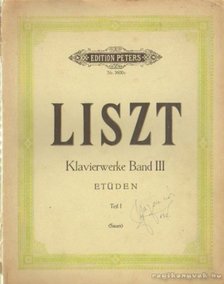 Liszt, Franz - Liszt - Klavierwerke Band III [antikvár]