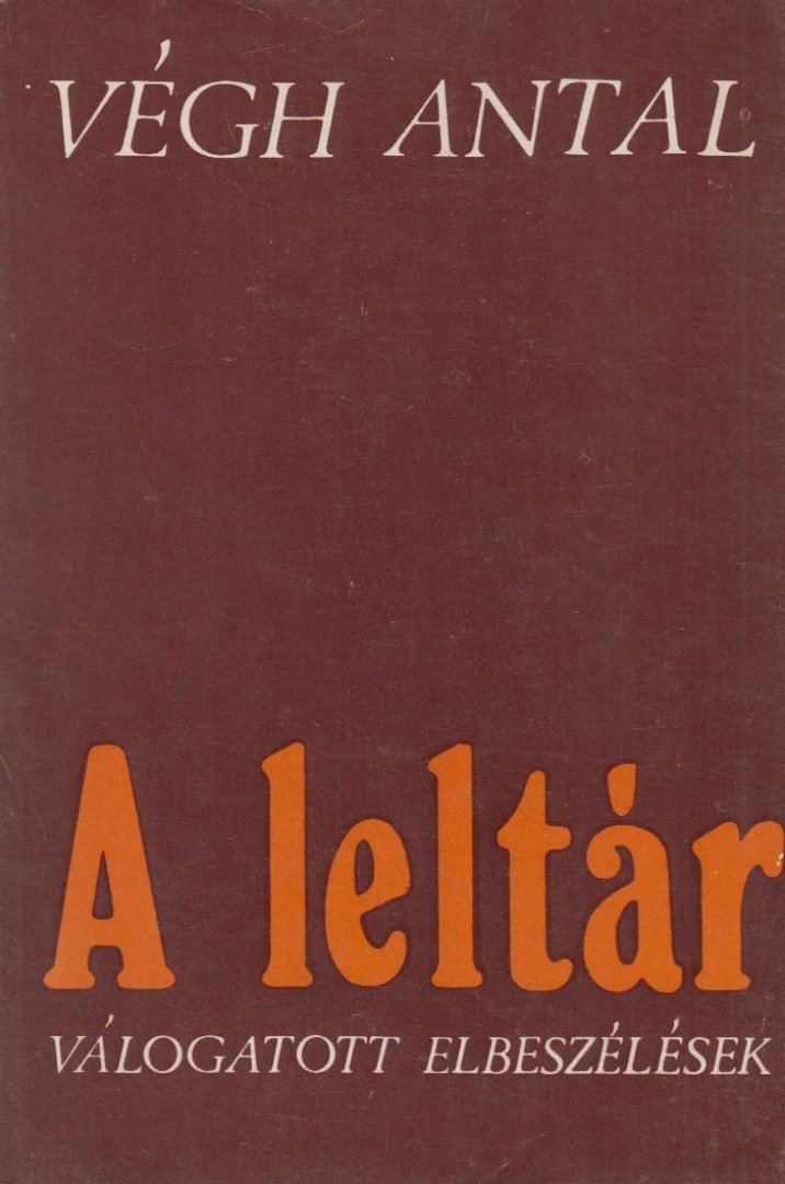 VÉGH ANTAL - A leltár [antikvár]